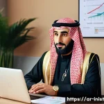 Home 19 시드 투자와 투자 조건 협상 전략 - A professional Middle Eastern startup founder in traditional attire sitting confidently at a modern ...