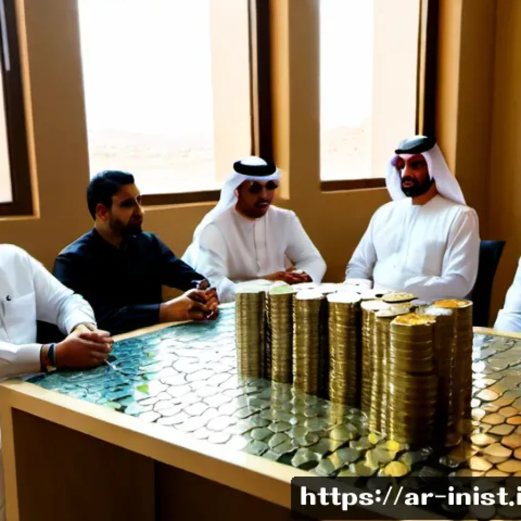 시드 투자 기업 평가 시 고려해야 할 요소 - Photorealistic seed investment evaluation meeting in a contemporary Riyadh venture capital office, a...